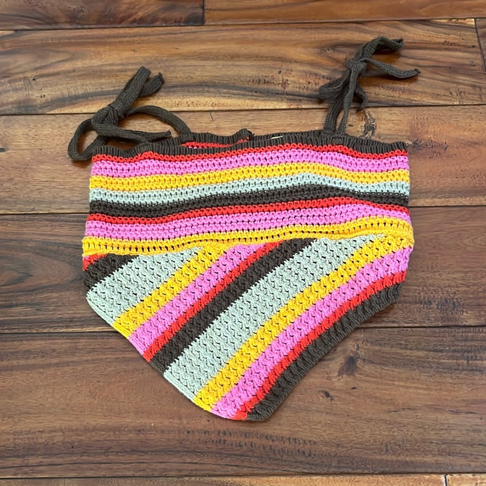 crocheted crop top